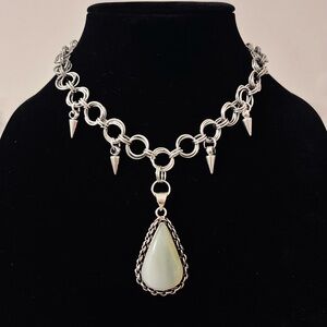 Hand Crafted Natural Gemstone Pendant Necklace